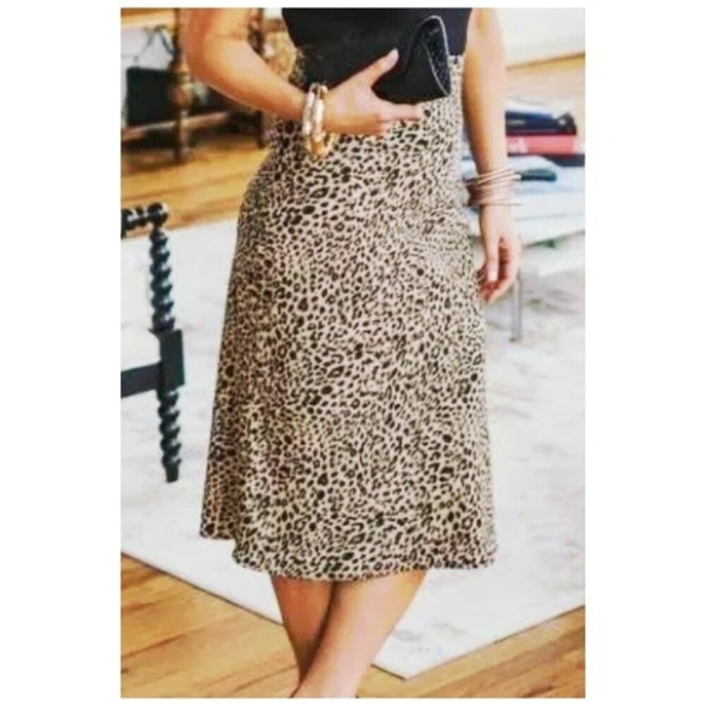 Worthington Cheetah Skirt 22W NWT - Picture 1 of 5